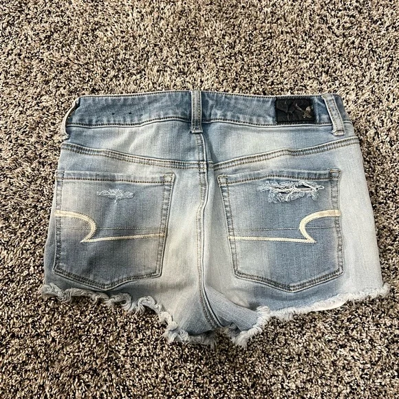 American Eagle jean shorts size 4 - Picture 2 of 2